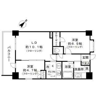 オーチャード【10階】の間取り
