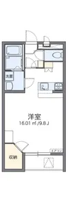 レオパレスノワール II【1階】の間取り