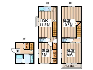 ABOGAビル月島の間取り