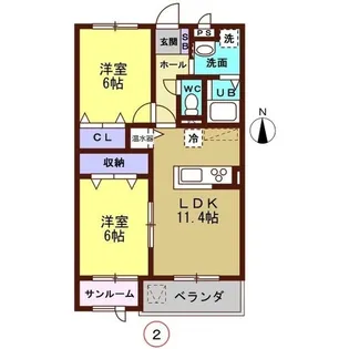 L&A240【1階】の間取り