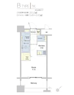 エンクレスト博多駅東II【2階】の間取り