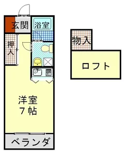 ガーデニア中央【2階】の間取り