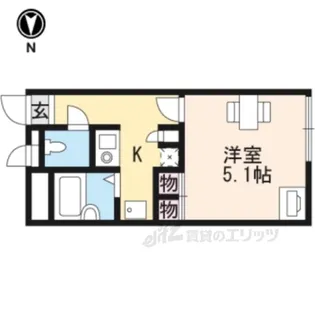 レオパレス桜通り【1階】の間取り