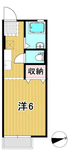 鴨志田ハイツ【2階】の間取り