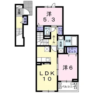 イル ソーレ【2階】の間取り