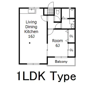 ヴィレッジ川浦【2階】の間取り
