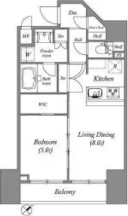 GENOVIA東向島IIskygarden【3階】の間取り