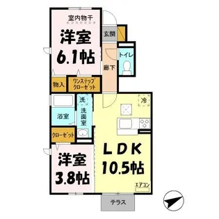 シーティオ 2【1階】の間取り