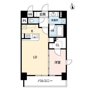 ディナミス【9階】の間取り