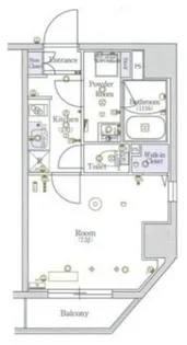 スカイコートグランデ木場【4階】の間取り