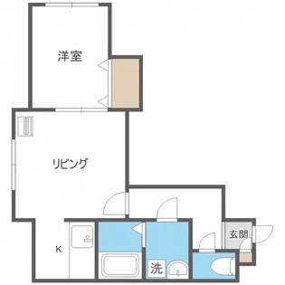 グリーンウォール北15 A【3階】の間取り
