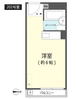 アリヴィオ横浜南【2階】の間取り