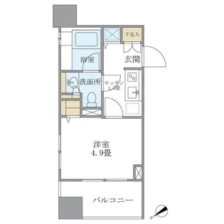 Brillia日本橋茅場町【6階】の間取り