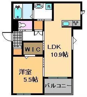 Midgar壱番館【3階】の間取り