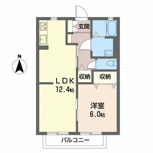 ビューテラス鵜沼 C【2階】の間取り