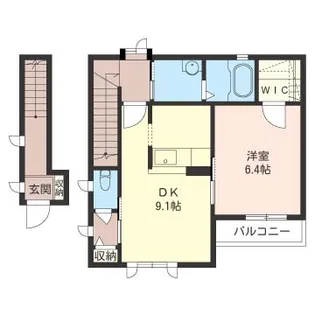 ユーガットメール【2階】の間取り