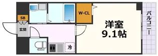 アルカンシェル名駅【4階】の間取り