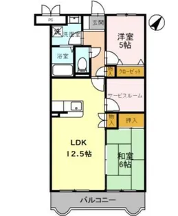 リブラ川崎【3階】の間取り