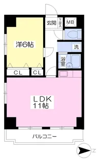 グランフォレスト【3階】の間取り