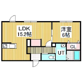 GRAND COURT B【2階】の間取り