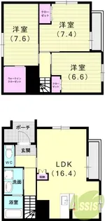 Maison Yasoshimaの間取り