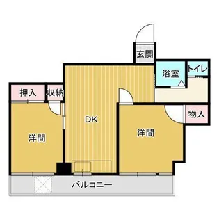 ニューイースタンハイツ【2階】の間取り