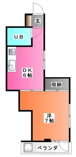 アサヒコーポ【2階】の間取り