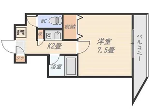 リバティ高麗【3階】の間取り