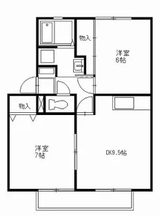 グリーンヴィラVI【2階】の間取り