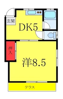 吉川荘【1階】の間取り