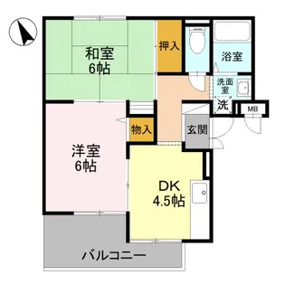 アーバンライフフミ【2階】の間取り