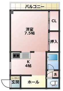 M1ビル【2階】の間取り