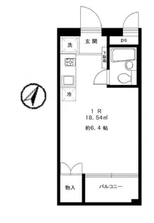メゾンクレソン2【3階】の間取り