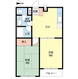 メゾンクレール【2階】の間取り