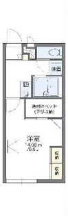 レオパレスわたらせ02【2階】の間取り