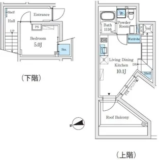 Fika代々木上原【1階】の間取り