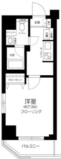 Rising place 押上三番館【4階】の間取り
