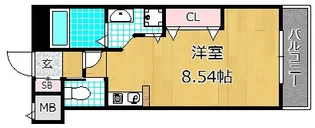ヴィレッジヴァンガード【3階】の間取り