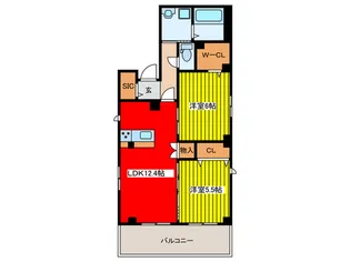 ラウレア【2階】の間取り