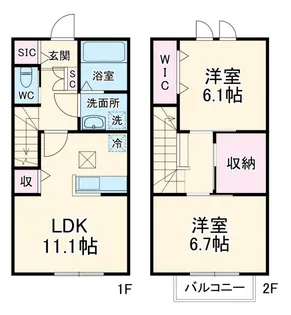 Miruteの間取り