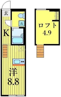 Belle Sweet 江戸川【2階】の間取り