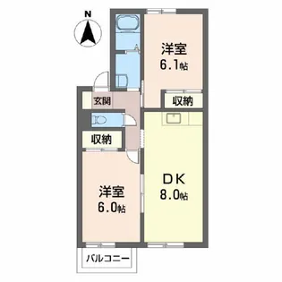 コルキスソード【2階】の間取り