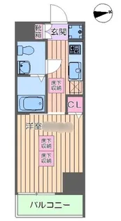 ルネスアヴニール【4階】の間取り