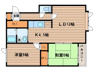 パレオコ-トK【1階】の間取り
