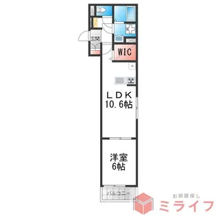 ヴィブレ ウーノ【1階】の間取り