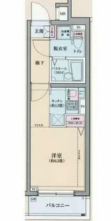ロアール西馬込【3階】の間取り