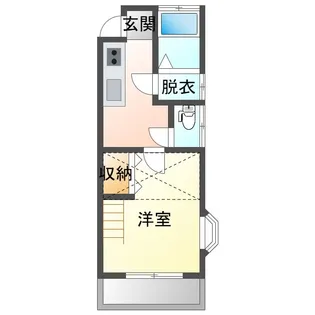 グランドヒルズ B【2階】の間取り