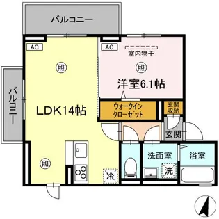 コアーズ【2階】の間取り