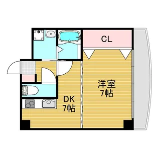 パルクサザンクロス【1階】の間取り