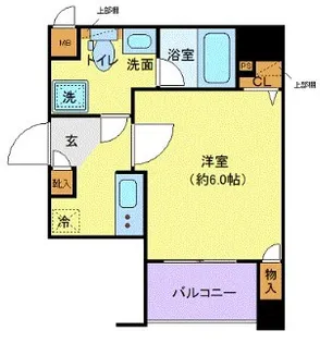 プレール・ドゥーク川崎【9階】の間取り